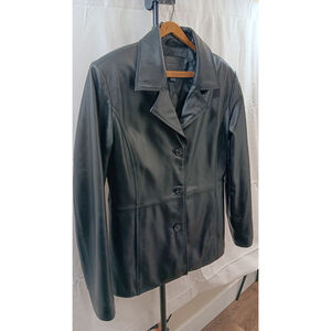 Medium Denver Hayes Leather Jacket Women Black Stunning